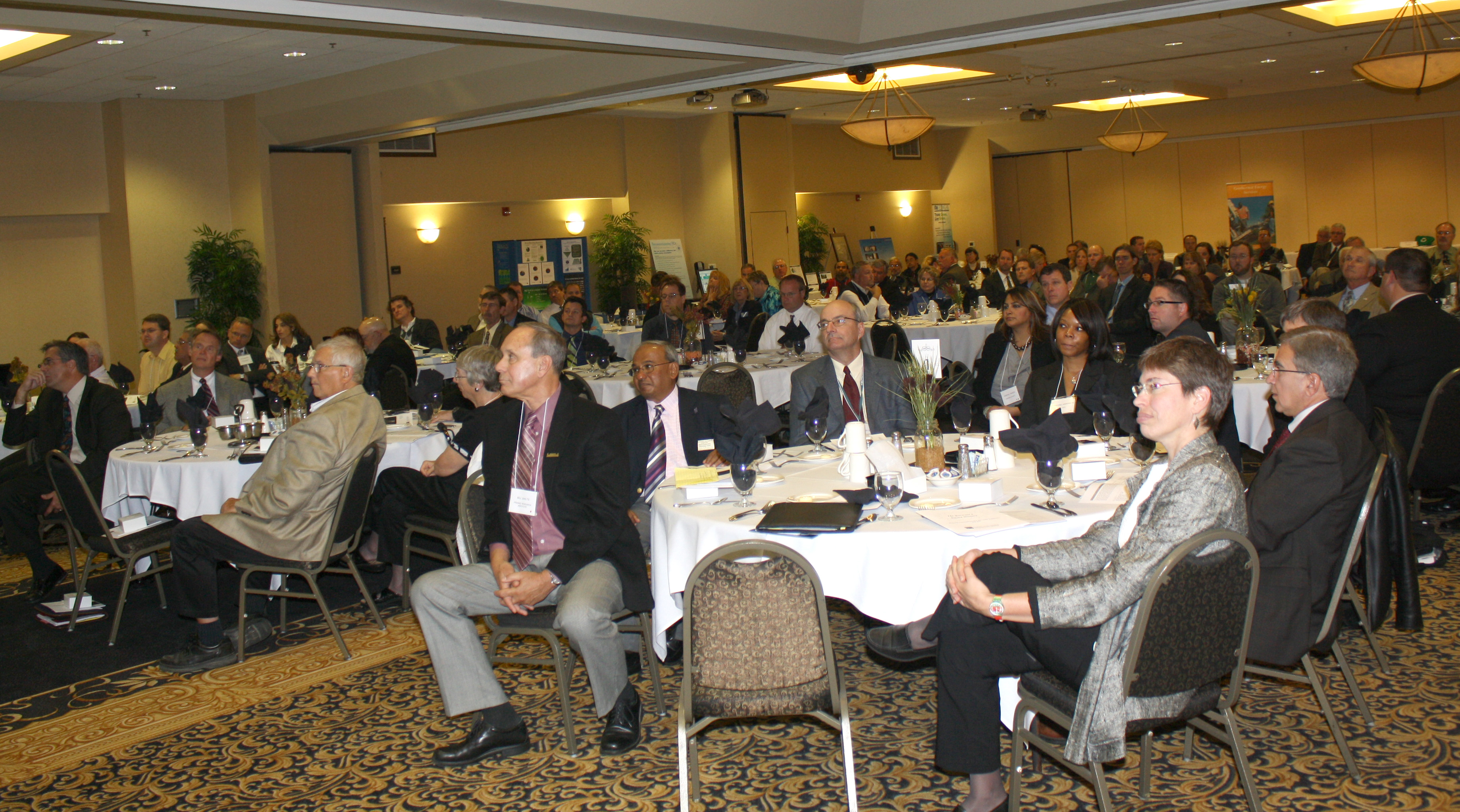 Audience listens to Gary Miller's presentation Audience listens to Gary Miller's presentation