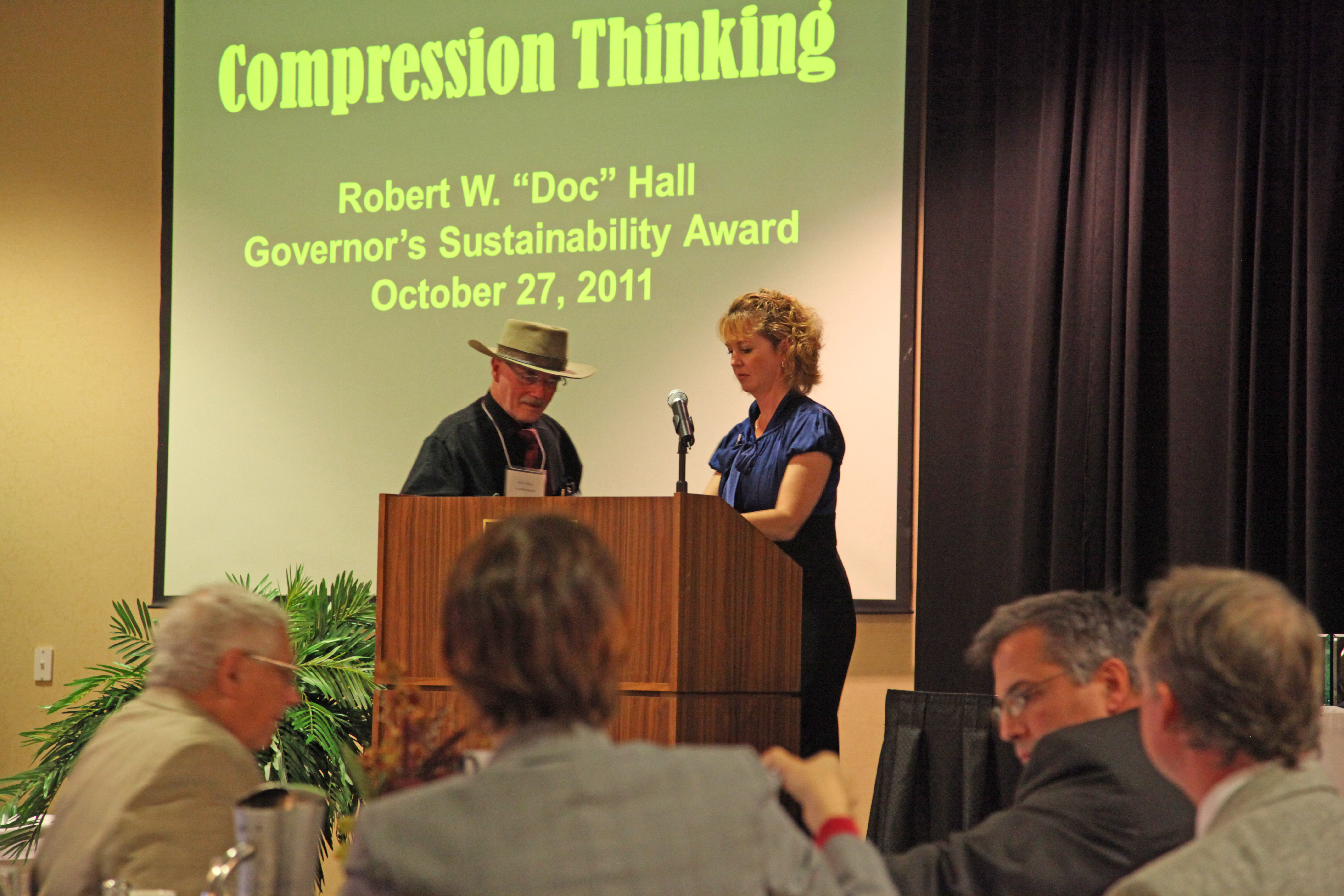 Deb Jacobson introduces Doc Hall Deb Jacobson introduces Doc Hall