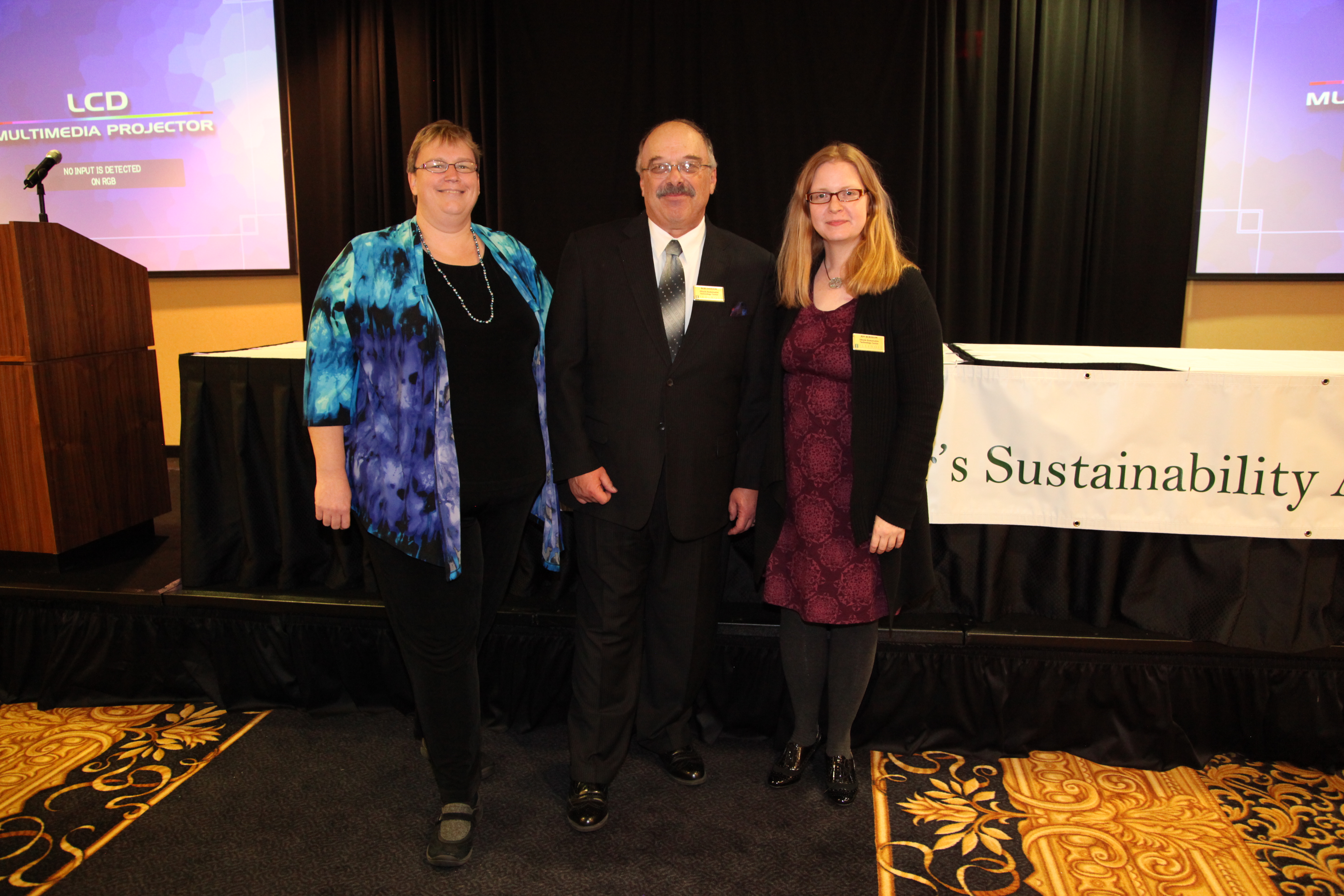 Laura Barnes, Bob Iverson & Joy Scrogum of ISTC Laura Barnes, Bob Iverson & Joy Scrogum of ISTC