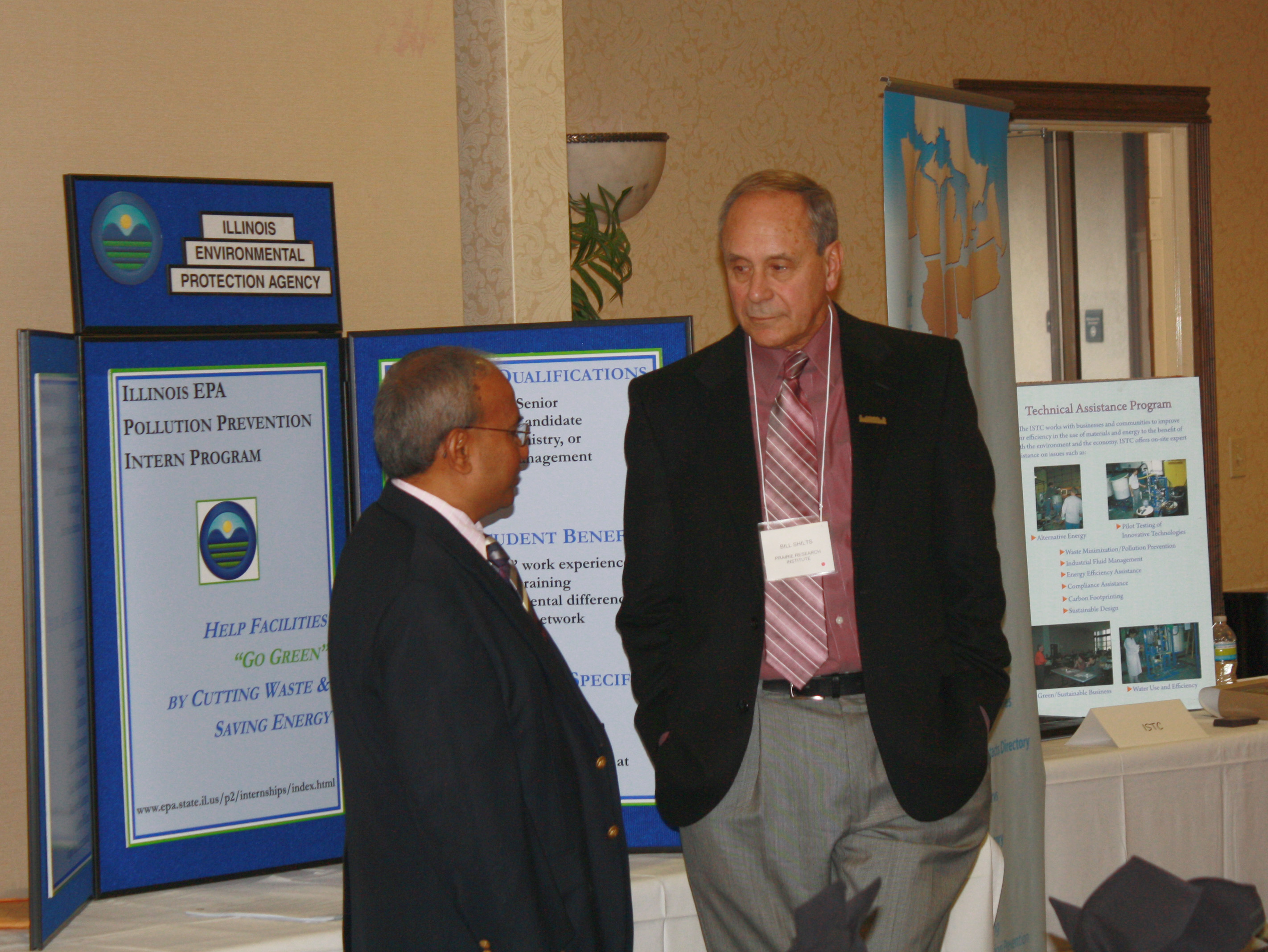 Manhar Kulkarni and Bill Schilts at Gov. Awards. Manhar Kulkarni and Bill Schilts at Gov. Awards.