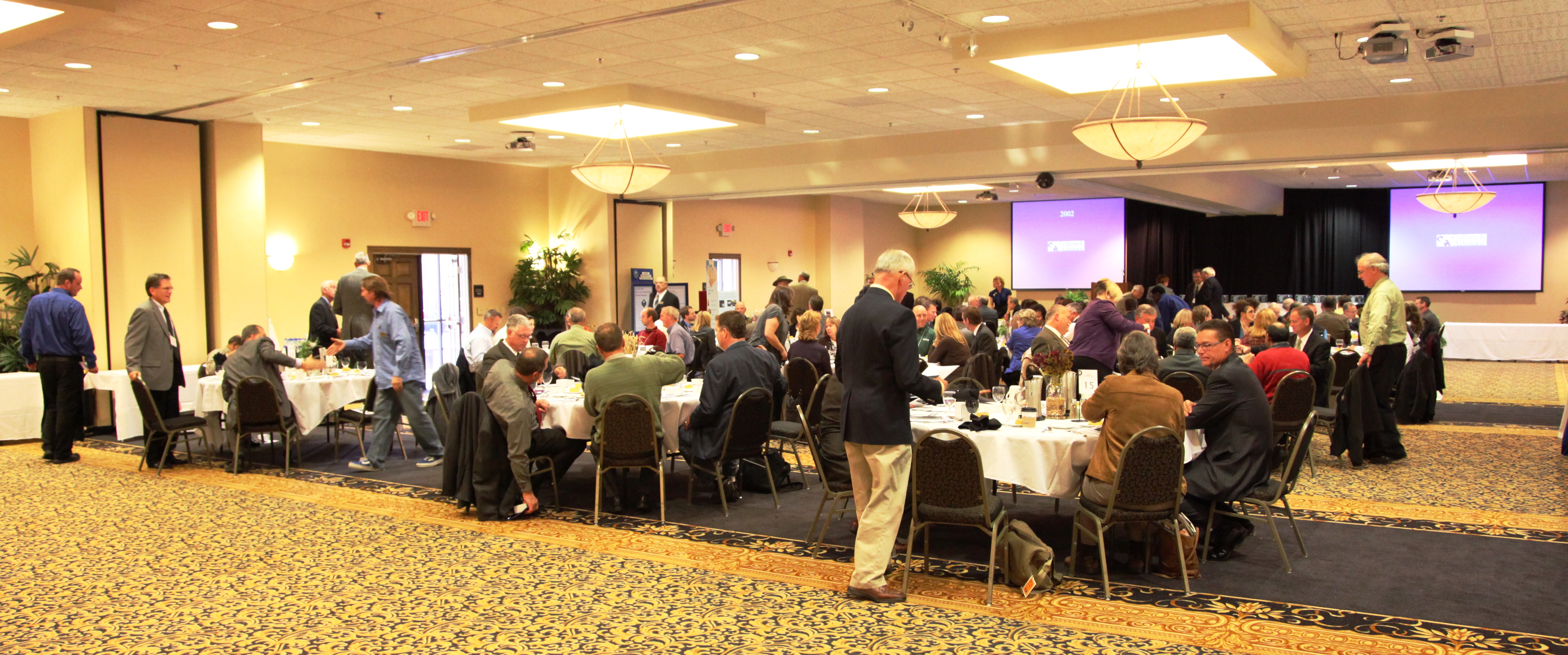 The audience readies for the Governor's Awards presentation The audience readies for the Governor's Awards presentation