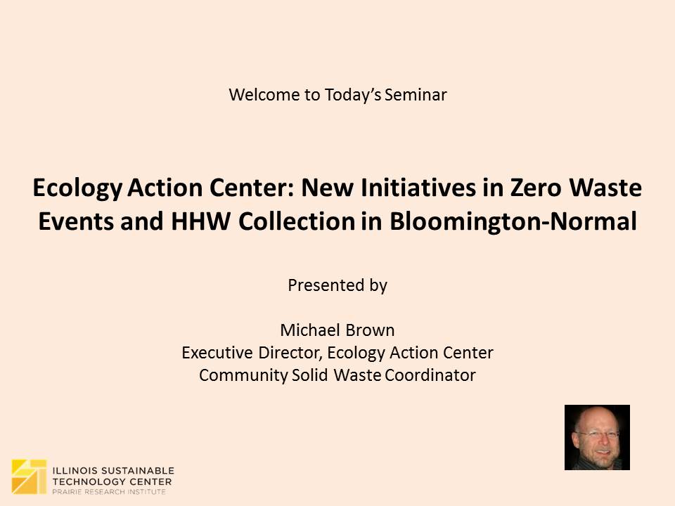 Title Slide: Ecology Action Center