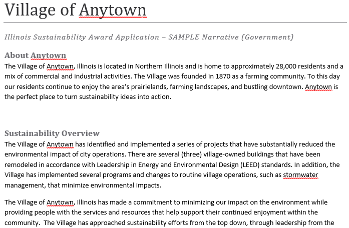 sample award applications istc applications sample