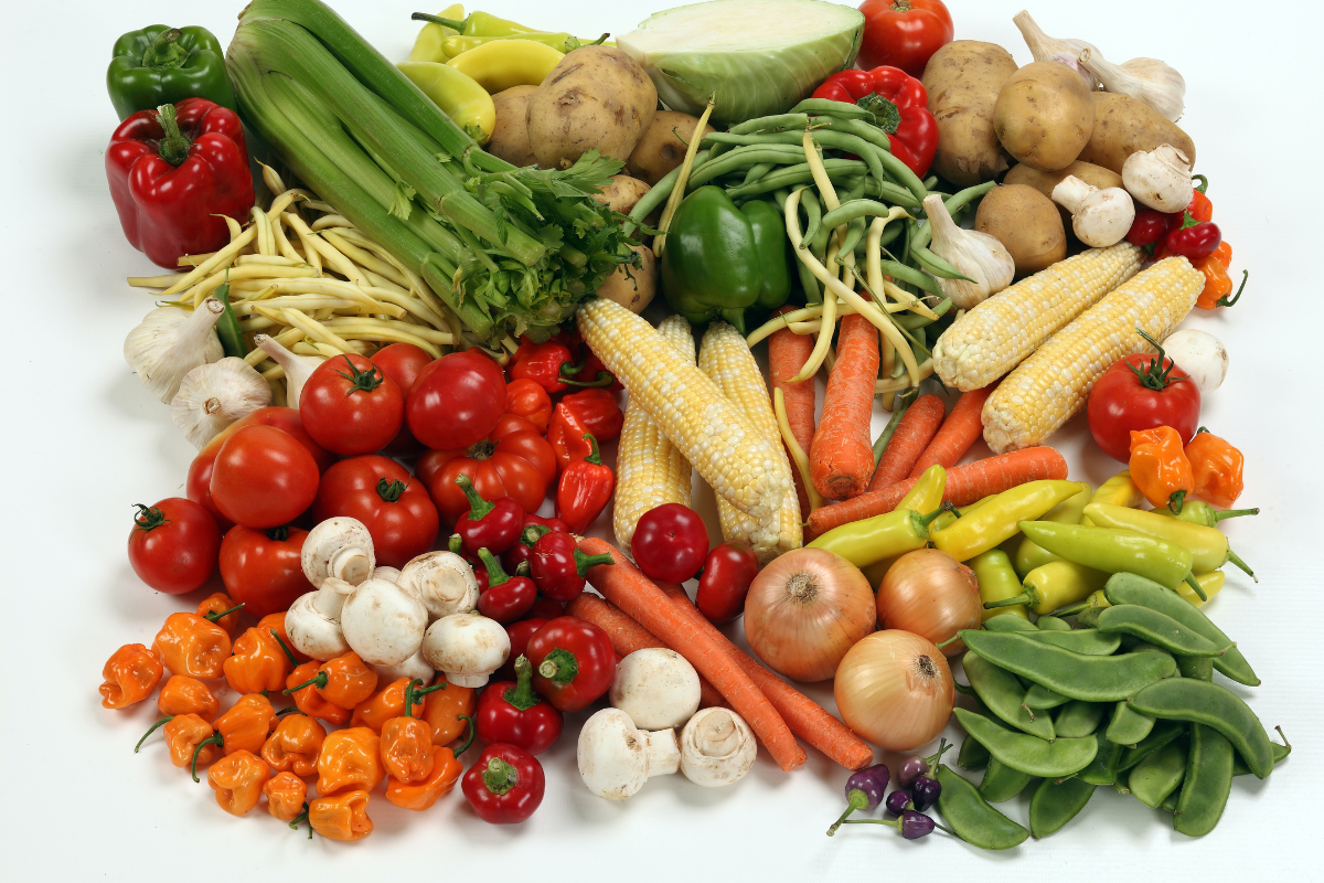 colorful vegetables